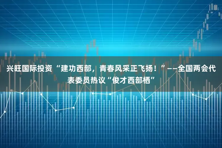 兴旺国际投资 “建功西部，青春风采正飞扬！”——全国两会代表委员热议“俊才西部栖”
